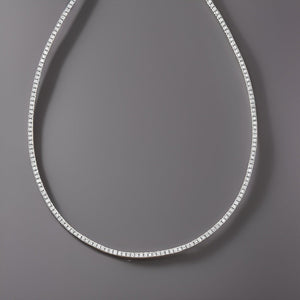 5ct DIAMOND Tennis NECKLACE IN 18CT WHITE GOLD