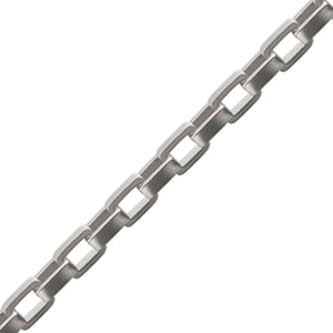 18ct White Gold Solid PaperChain