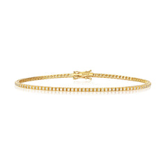 Half Carat DIAMOND Tennis BRACELET IN 18CT YELLOW GOLD