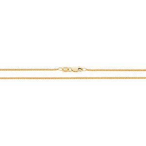 18CT GOLD SPIGA CHAIN 2.7g