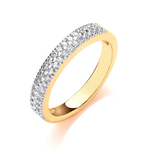 18ct Yellow Gold 0.35ctw Diamond Eternity Ring